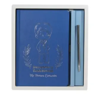 Libro de firmas comunión niño con bolígrafo