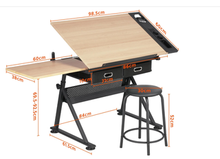 Tavolo Disegno Inclinabile Regolabile