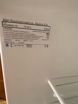 Frigorífico Balay Blanco