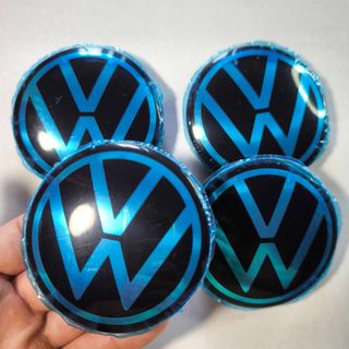 TAPABUJES VW 65mm · EMBLEMA LLANTAS VW NUEVO LOGO
