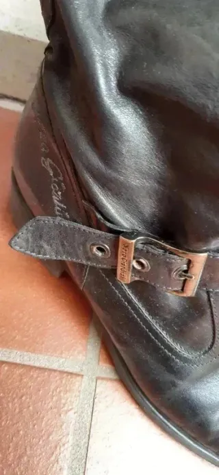 Stivali Nero Giardini Pelle N.39