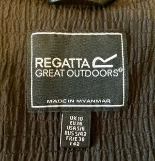 Cazadora acolchada negra mujer Talla M