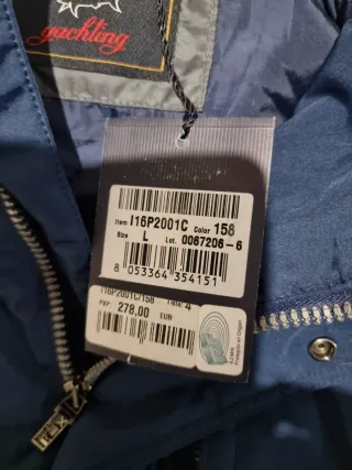 Chaleco Paul & Shark Azul Marino Talla L