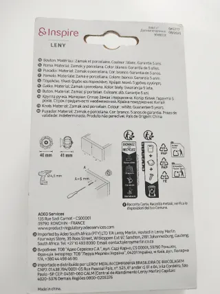 Pomos originales IKEA Hemnes + extra decorativo