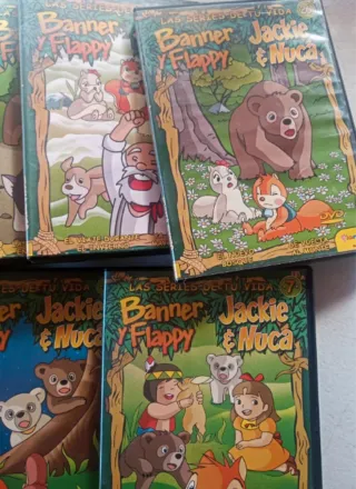 17 DVDs Serie Banner y Flappy Jackie Nuca