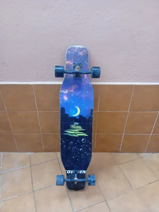 Skate Longboard Negro NICE