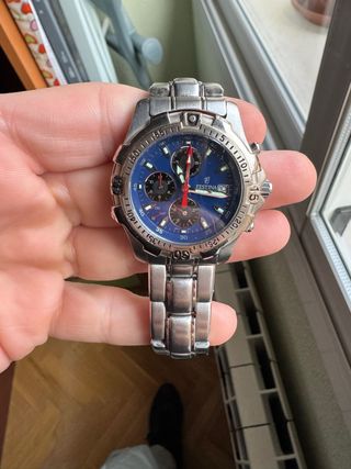 Reloj Festina Cronógrafo Azul y Plateado
