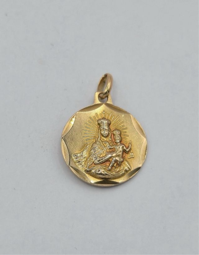 Medalla Escapulario Oro 18k