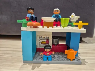 Lego Duplo Tren, Obra y Vehículos