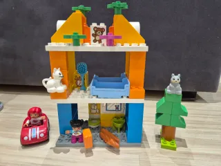 Lego Duplo Tren, Obra y Vehículos