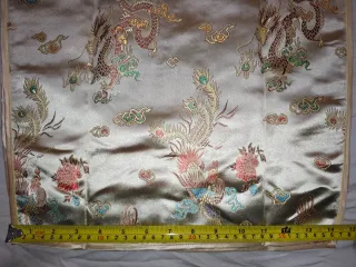 Vestido chino mujer amarillo talla S, ¡a estrenar!