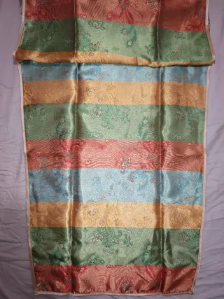 Vestido chino mujer amarillo talla S, ¡a estrenar!