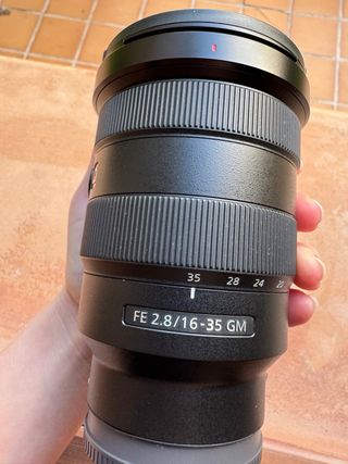 Sony FE 16-35mm f/2.8 GM Objetivo