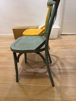 Sillas metálicas vintage PILMA (2 unidades)