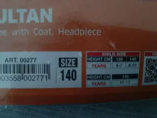 Disfraz Sultán Talla 140