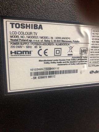 TV Toshiba 32 pulgadas smar tv