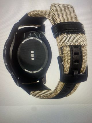 Cinturino Nylon Beige 20-22mm per Samsung Galaxy