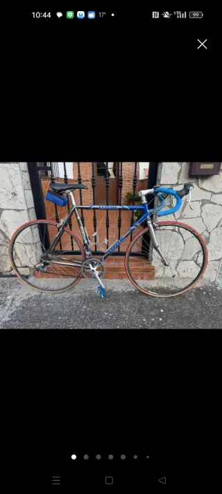 Bicicleta de carretera clásica