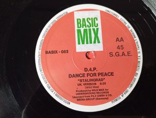 Vinilo Stalingrad D.4.P. (Dance For Peace) 1993