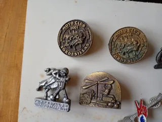 Lote Pines Moteros, Escudos y Medalla