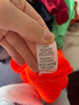 Jersey naranja fluor cuello cisne talla M