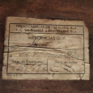 Maleta Antigua Madera 1930