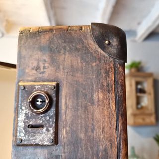 Maleta Antigua Madera 1930