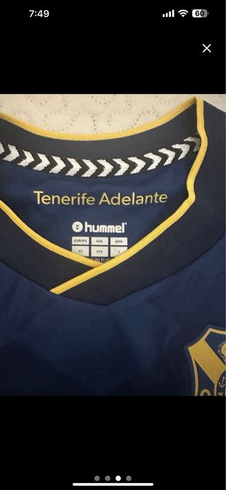 Camiseta CD Tenerife Talla XS Hummel