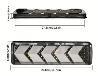 Faros LED Traseros dinámicos Autocaravana/Remolque