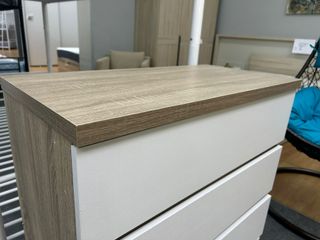 Comoda 4 cajones cambria y blanco *paga en casa*