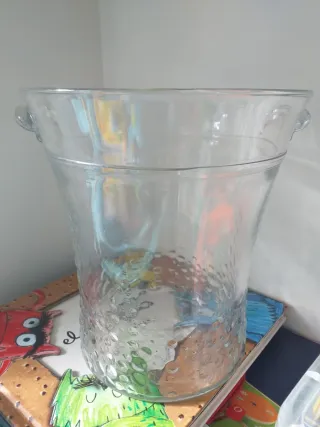 Cubeta de cristal para hielo