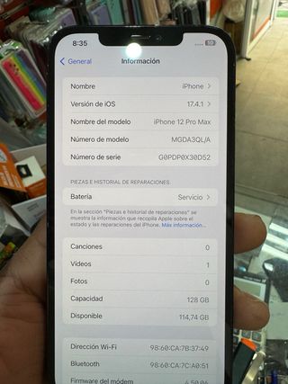 iPhone 12 Pro Max 128GB Azul