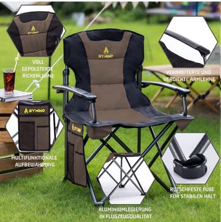 Silla de camping plegable