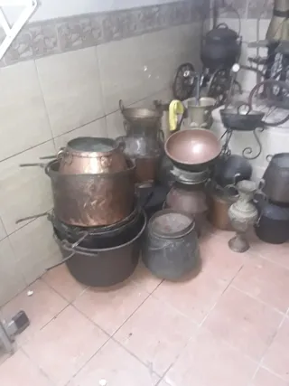 Antigüedades cobre y metal