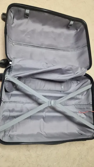 Maleta de viaje mediana rosa