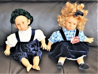 Pareja Muñecas Colección Sin Usar