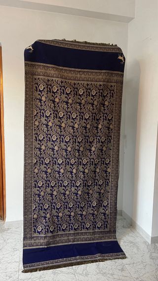 Alfombra Abogazala Azul y Dorado