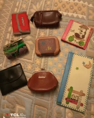 Monederos varios colores