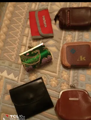 Monederos varios colores