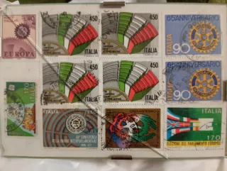 Lotto Francobolli Italia Europa Rotary
