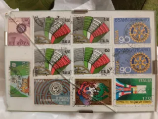 Lotto Francobolli Italia Europa Rotary