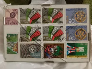 Lotto Francobolli Italia Europa Rotary