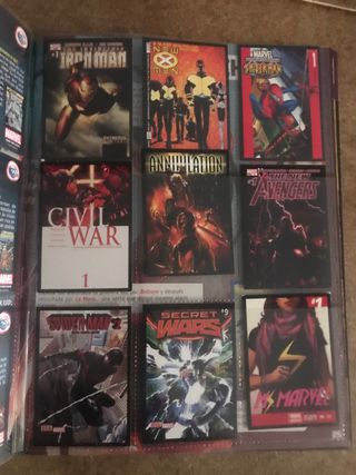 Álbum Cromos Marvel Superhéroes Panini COMPLETO