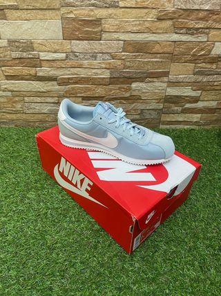 Zapatos Nike Cortez Azul y Blanco