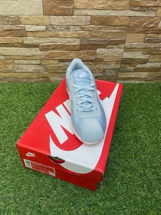 Zapatos Nike Cortez Azul y Blanco