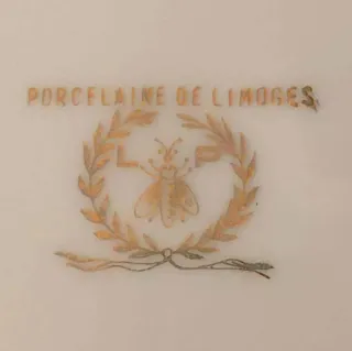 6 Platos Porcelana Limoges Quesos