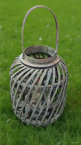 Porta-velas de madeira