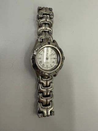 Reloj Jean Cartier Plata y Blanco