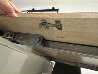 Tavolo da pranzo consolle estensibile rovere e bianco