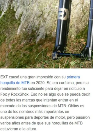 Horquilla Extreme Racing Shox Era 2.0 NUEVA